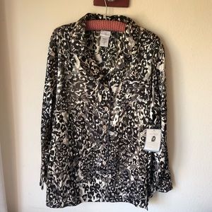 Jaclyn Smith 2X pajamas NWT. Animal print